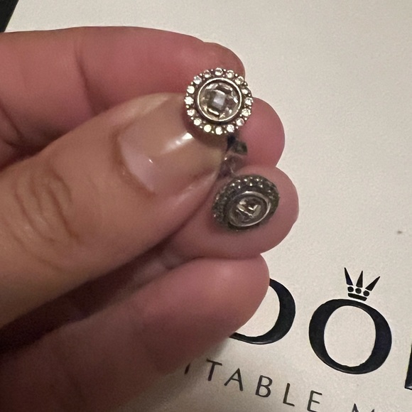 PANDORA Earring Studs “Brilliant Legacy” - Picture 7 of 10